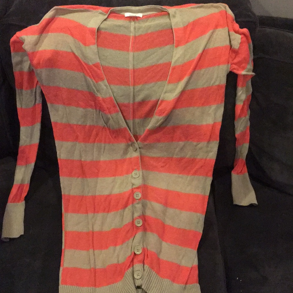 Size large button down sweater